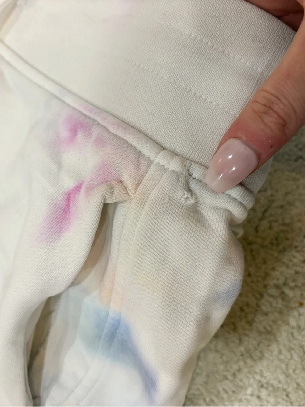 Lululemon High Rise Tie-Dye Pastel Shorts 2.5” Size 6